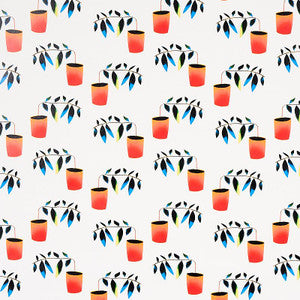 Reaching Out Spectrum Multi 5012710 by Schumacher Designer Wallpaper
