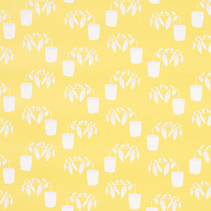Reaching Out Lemonade 5012711 by Schumacher Designer Wallpaper