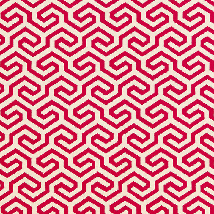 Ming Fret Cerise 66880 by Schumacher Fabric Schumacher Fabric Ming Fret Cerise 66880Fabric COTTON 75% FRANCE </p><p>Repeat: H: HORZ. 4 1/8" (10CM) , V: VERT. 5 1/2" (14CM) 50 - Fabric Carolina -