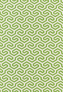 Ming Fret Grass 66883 by Schumacher Designer Fabric