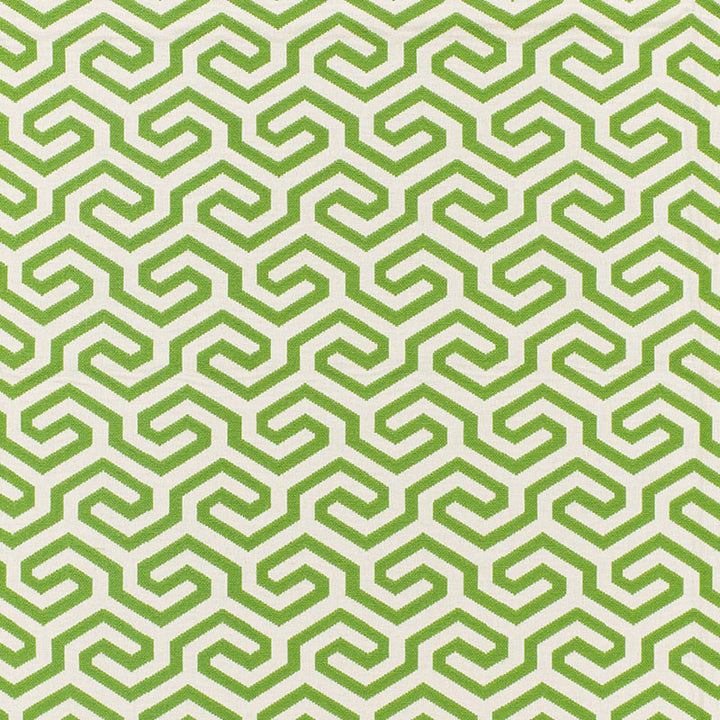 Ming Fret Grass 66883 by Schumacher Designer Fabric CHROMA SP14 See Sample FRANCE MEDIUM DUTY </p><p>Repeat: Horizontal: 4 1/8" (10CM) and Vertical: 5 1/2" (14CM) 50" WIDE (127CM) - Swanky Fabrics -