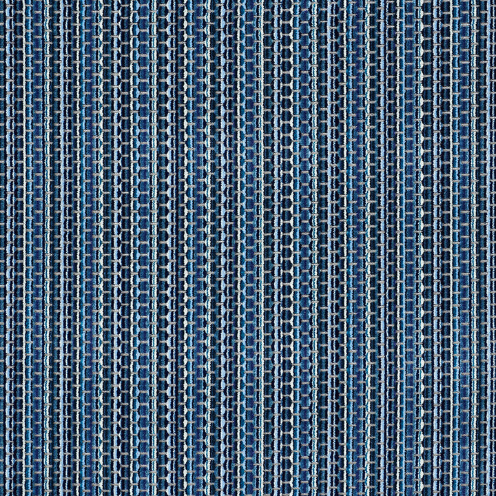 Downtown Velvet Indigo 66913 by Schumacher Designer Fabric Cut-Patterned-Velvets 48% Viscose, 34% Cotton, 18% Polyester Martindale 50,000 Horizontal: 14.375 and Vertical: 3/8- 54.5 - Swanky Fabrics -