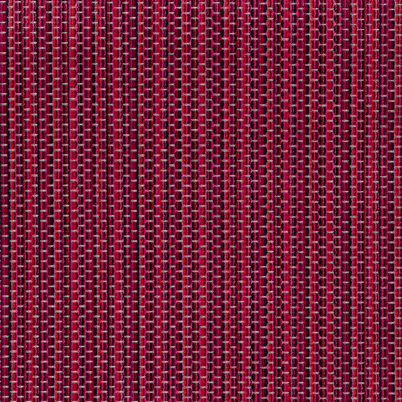 Downtown Velvet Garnet 66914 by Schumacher Designer Fabric Cut-Patterned-Velvets 48% Viscose, 34% Cotton, 18% Polyester Martindale 50,000 Horizontal: 14.375 and Vertical: 3/8- 54.5 - Swanky Fabrics -