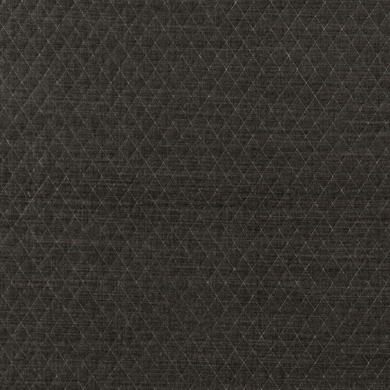 Paley Quilted Velvet Smoke 66920 by Schumacher Designer Fabric CHROMA COTTON 70% POLYESTER 16% ITALY MARTINDALE 40,000 </p><p>Repeat: Horizontal: 1" (3CM) and Vertical: 1 1/2" (4CM) 55 - Swanky Fabrics -