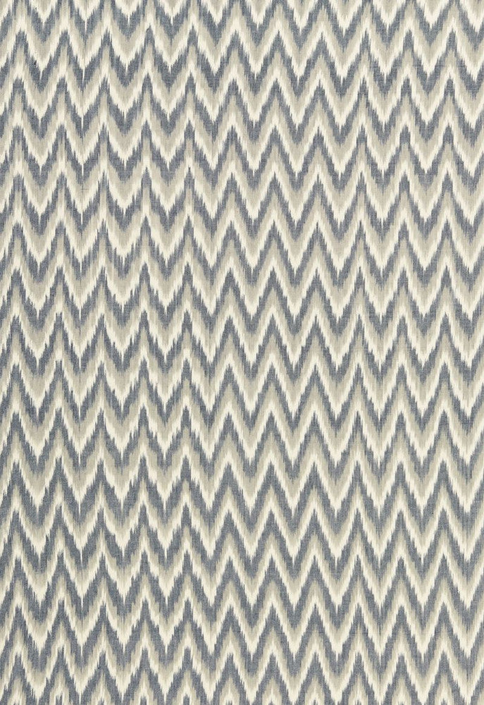 Adari Cotton Ikat Stone 66943 by Schumacher Designer Fabric Chroma 100% Cotton - Horizontal: 2.375 and Vertical: 2.5 52 - Swanky Fabrics -