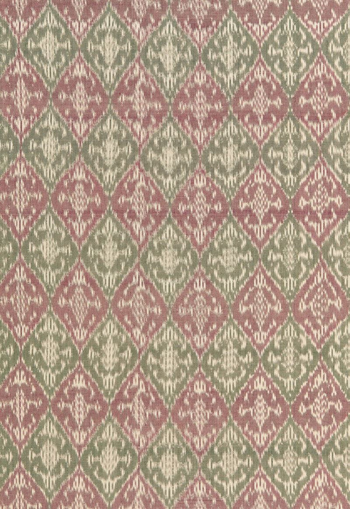 Varanasi Cotton Ikat Mulberry 66950 by Schumacher Designer Fabric Chroma 100% Cotton - Horizontal: 4.25 and Vertical: 7.125 52 - Swanky Fabrics -