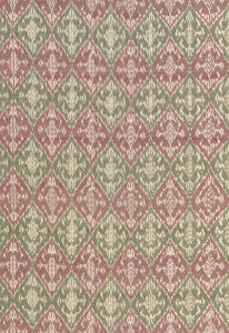 Varanasi Cotton Ikat Mulberry 66950 by Schumacher Designer Fabric