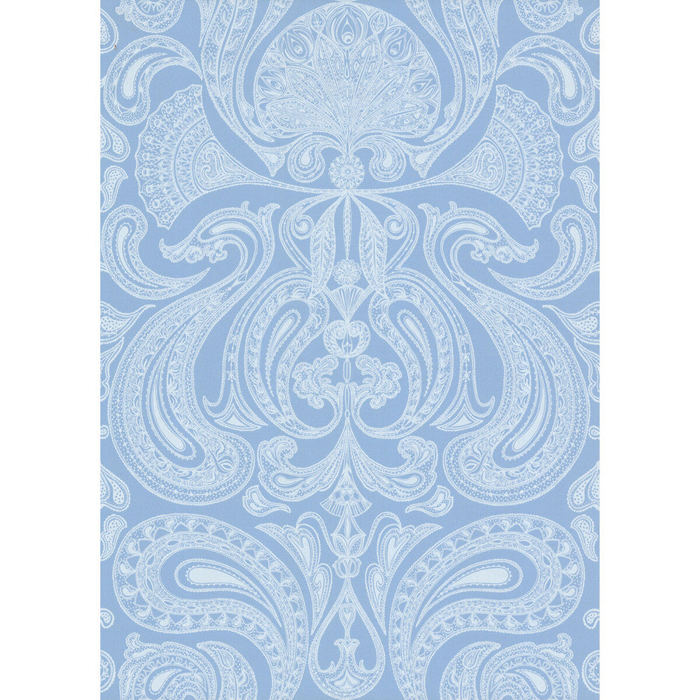 Malabar-W Pale Bl by Cole & Son Designer Wallcovering COLE & SON NEW CONTEMPORARY PAPER - 100% United Kingdom Horizontal: 0 and Vertical: 28.5 20.5 - Swanky Fabrics -