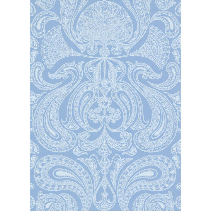 Malabar-W Pale Bl by Cole & Son Designer Wallcovering COLE & SON NEW CONTEMPORARY PAPER - 100% United Kingdom - Horizontal: 0 and Vertical: 28.5 20.5 - Swanky Fabrics -