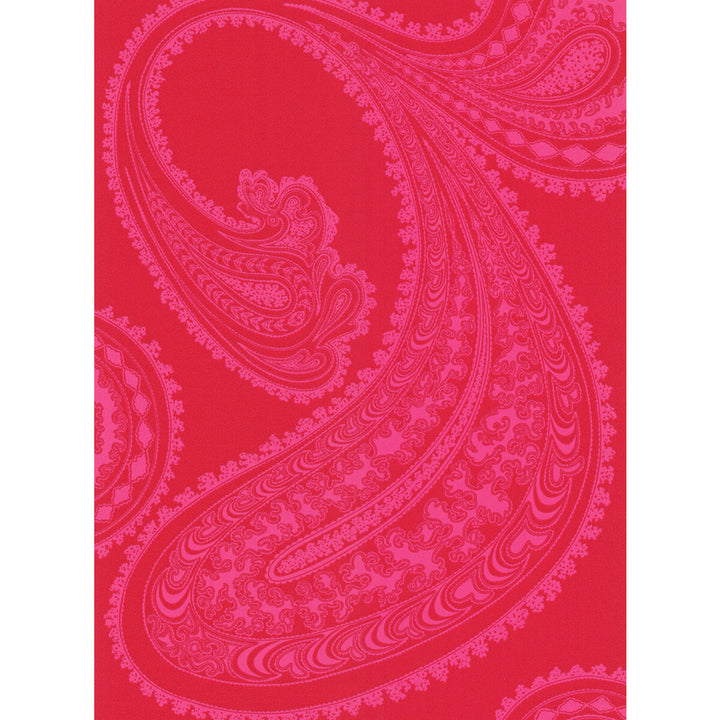 Rajapur Pink/Re by Cole & Son Designer Wallcovering COLE & SON NEW CONTEMPORARY PAPER - 100% United Kingdom Horizontal: 0 and Vertical: 28.5 20.5 - Swanky Fabrics -