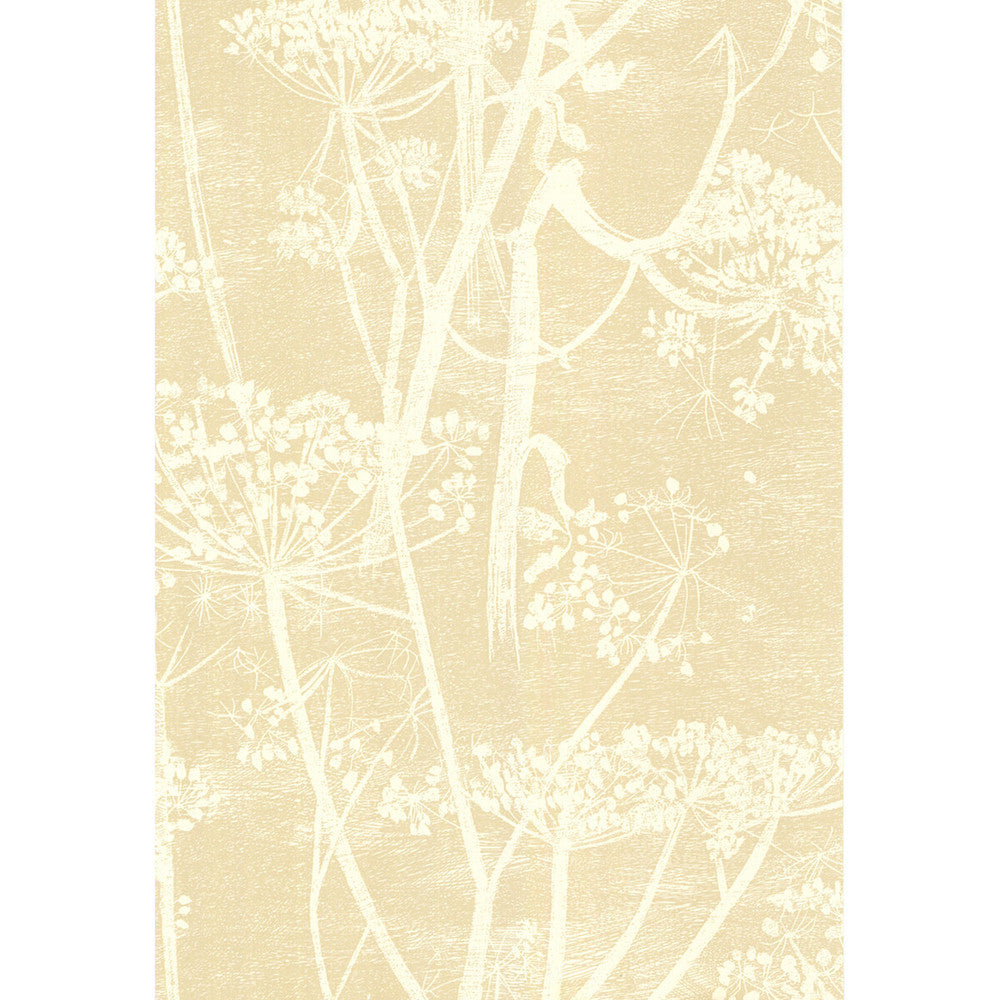 Cow Parsley White/Bge by Cole & Son Designer Wallcovering COLE & SON NEW CONTEMPORARY PAPER - 100% United Kingdom - Horizontal: 0 and Vertical: 28.5 21 - Swanky Fabrics -