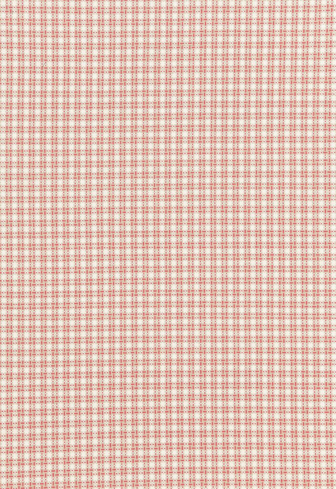 Abington Square Coral 67003 by Schumacher Designer Fabric Chroma 100% Cotton Martindale 40,000 Horizontal: 1.5 and Vertical: 1.5 53 - Swanky Fabrics -