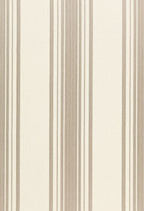 Carnegie Cotton Stripe Chanterelle 67021 by Schumacher Designer Fabric