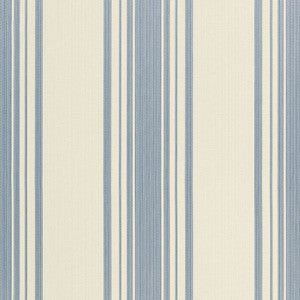 Carnegie Cotton Stripe Delft 67022 by Schumacher Designer Fabric