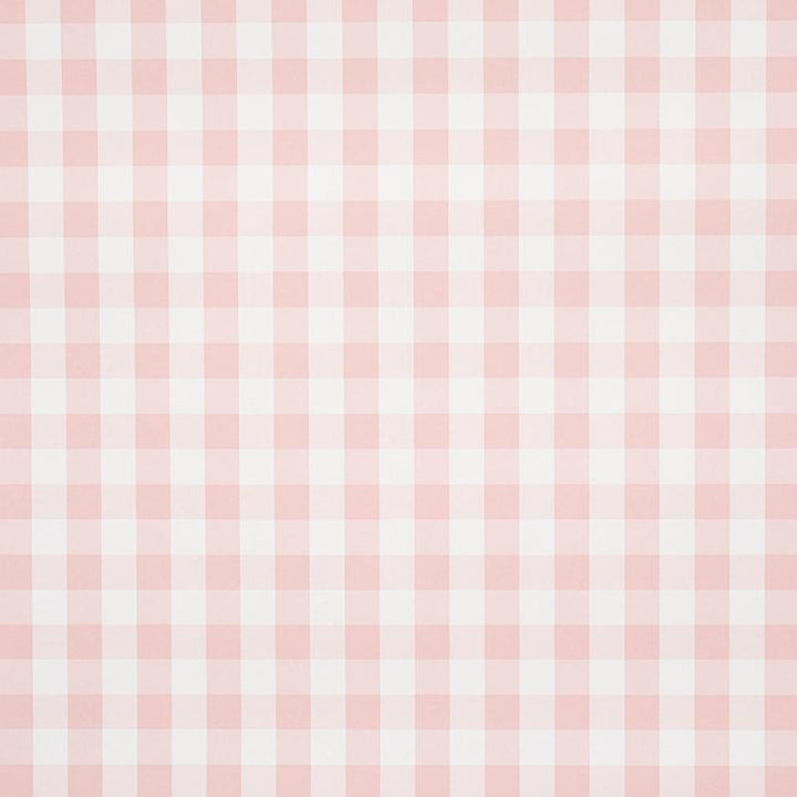 Willa Check Small Pink 5012364 by Schumacher Designer Wallpaper Plaid Wallcoverings 2.0" - Swanky Fabrics -