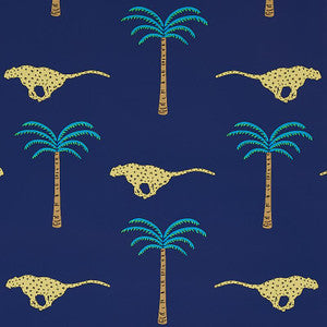 A Wild Desert Dream Midnight 5012542 by Schumacher Designer Wallpaper