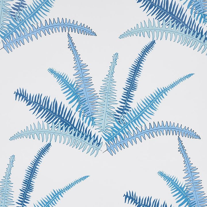 Canyon Ferns Lagoon 5012620 by Schumacher Designer Wallpaper Cristina Buckley 27.0" - Swanky Fabrics -