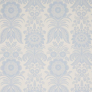 Greta Ivory 5012720 by Schumacher Designer Wallpaper
