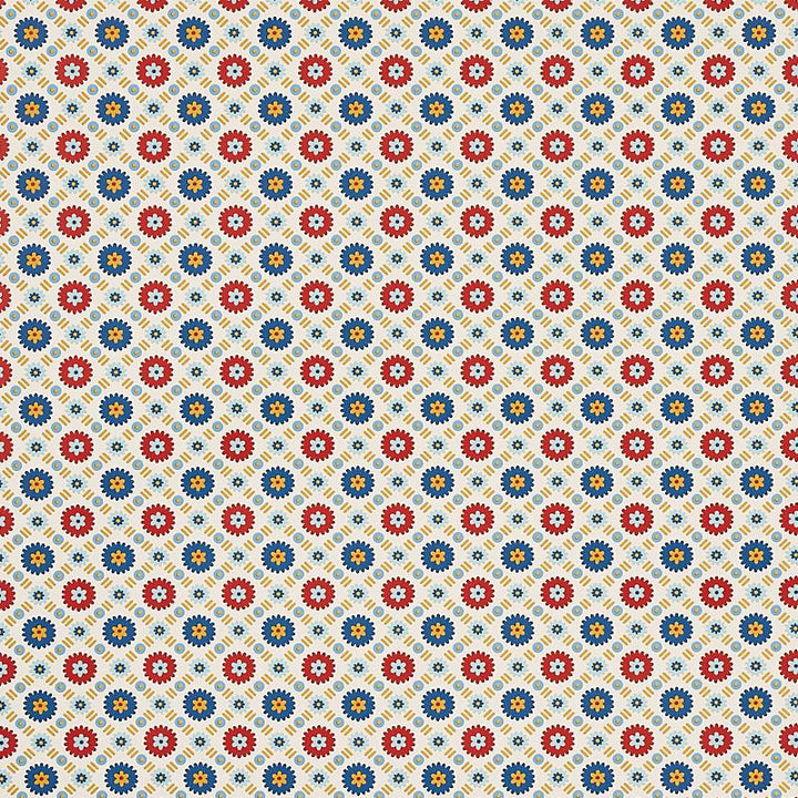Larissa Ivory 5012840 by Schumacher Designer Wallpaper Cabana 2.0" - Swanky Fabrics -