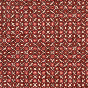 Larissa Burgundy 5012842 by Schumacher Designer Wallpaper