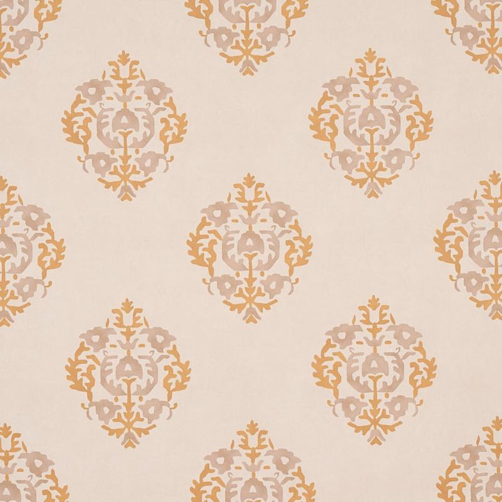 Constantine Natural & Ocher 5012880 by Schumacher Designer Wallpaper Cabana 18.0" - Swanky Fabrics -