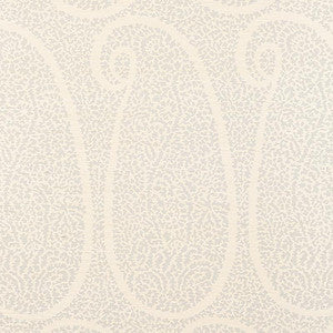 Ambala Paisley Sisal Slate 5013031 by Schumacher Designer Wallpaper