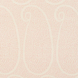 Ambala Paisley Sisal Blush 5013032 by Schumacher Designer Wallpaper