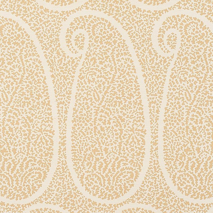 Ambala Paisley Sisal Straw 5013033 by Schumacher Designer Wallpaper Printed Grasscloths 34.0" - Swanky Fabrics -