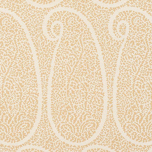 Ambala Paisley Sisal Straw 5013033 by Schumacher Designer Wallpaper
