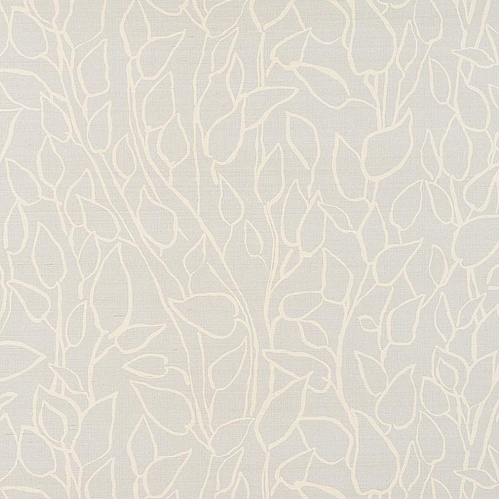 Solandra Vine Sisal Sky 5013041 by Schumacher Designer Wallpaper Printed Grasscloths 34.0" - Swanky Fabrics -