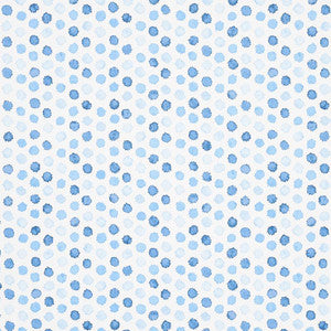Mini Bursts Blues 5013100 by Schumacher Designer Wallpaper
