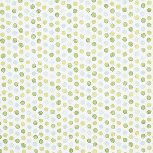 Mini Bursts Green & Blue 5013102 by Schumacher Designer Wallpaper