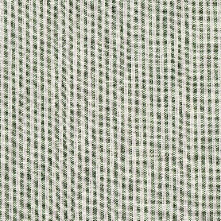 Wesley Ticking Stripe Green 65986 by Schumacher Designer Fabric New Traditional - Swanky Fabrics -