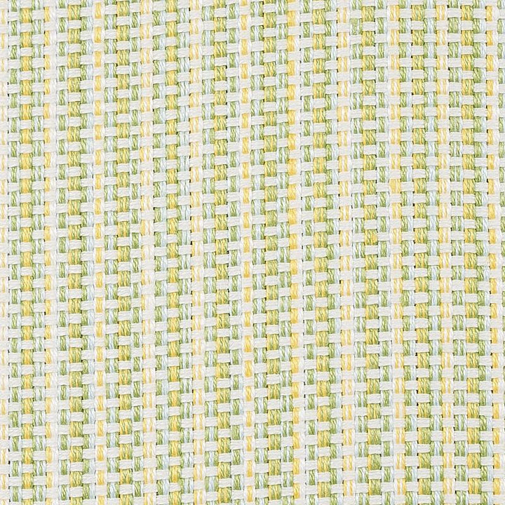 Rustic Basketweave Leaf 73883 by Schumacher Designer Fabric The Good Life Indoor/Outdoor 1.5" - Swanky Fabrics -