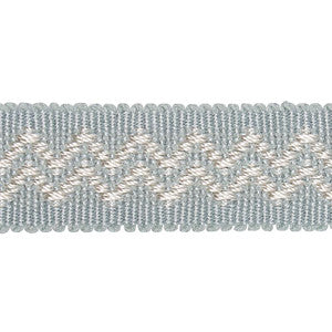 Ebba Tape Sky 80290 by Schumacher Designer Trim