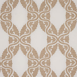 Siljan Ivory 80310 by Schumacher Designer Fabric