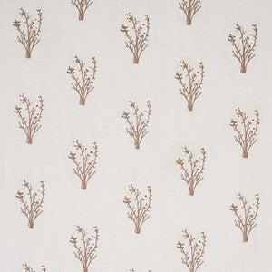 Stora Embroidery Ivory 80401 by Schumacher Designer Fabric