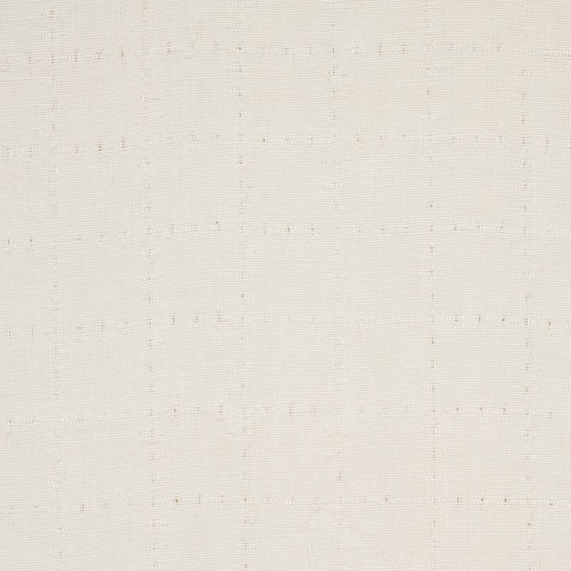 Elin Check Ivory 80410 by Schumacher Designer Fabric New Traditional 2.0" - Swanky Fabrics -