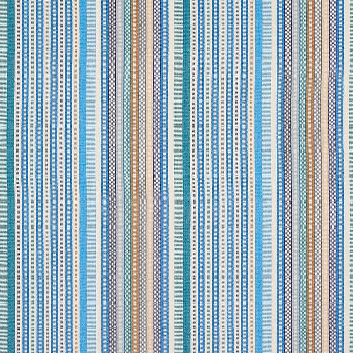 Ripple Hand Woven Stripe Surf 80821 by Schumacher Designer Fabric A Rum Fellow Hand Wovens 15.0" - Swanky Fabrics -