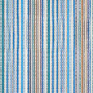 Ripple Hand Woven Stripe Surf 80821 by Schumacher Designer Fabric