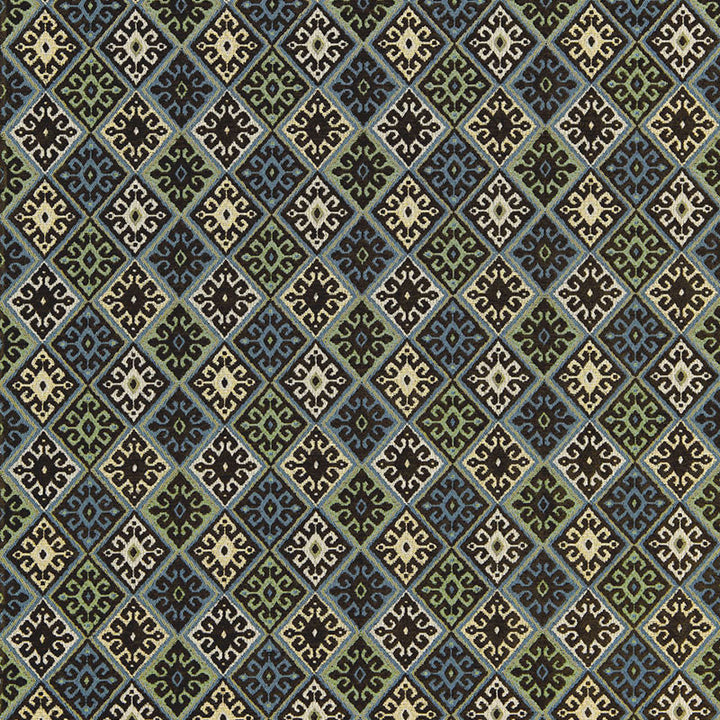 Maroc Chenille Venetian 67072 by Schumacher Designer Fabric CHROMA See Sample UNITED STATES OF AMERICA MEDIUM DUTY </p><p>Repeat: Horizontal: 7" (18CM) and Vertical: 6 1/4" (16CM) 54" WIDE (137CM) - Swanky Fabrics -