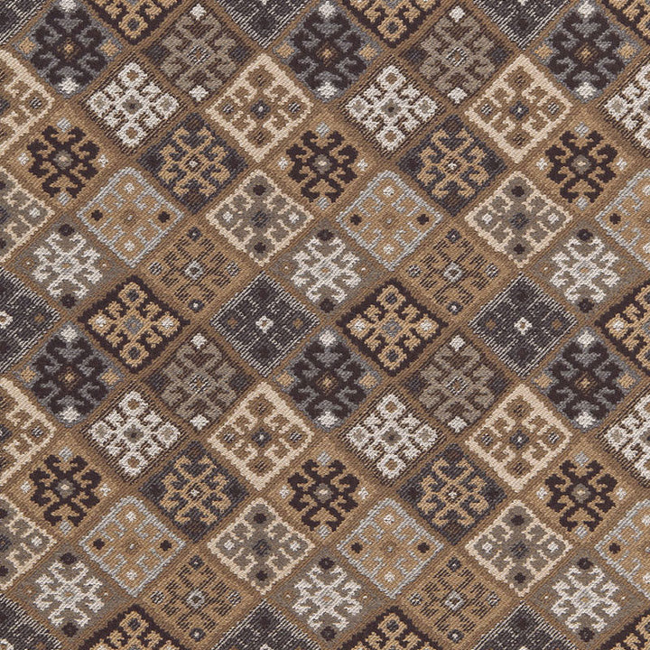 Kilim Weave Buckskin 67140 by Schumacher Designer Fabric LUXE LODGE POLYACRYLIC 37% WOOL 23% BELGIUM MARTINDALE 23,000 </p><p>Repeat: Horizontal: 10 3/4" (27CM) and Vertical: 13 3/4" (35CM) 53.5 - Swanky Fabrics -