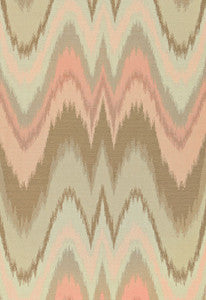 Bargello Blush Conch 67171 by Schumacher Designer Fabric