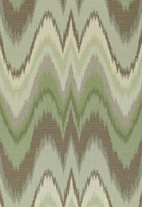Bargello Aquamarine 67172 by Schumacher Designer Fabric