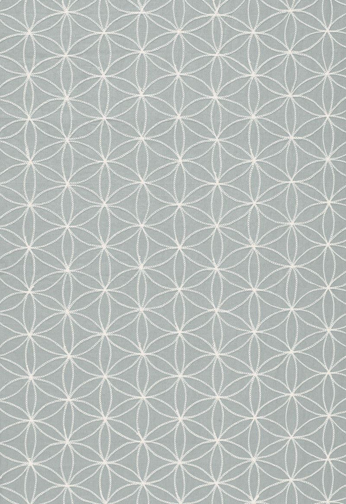 Kaleidoscope Moonstone 67211 by Schumacher Designer Fabric Au-Naturel 68% Linen, 30% Spun, 2% Cotton Martindale 8,000 Horizontal: 5.25 and Vertical: 3 52 - Swanky Fabrics -