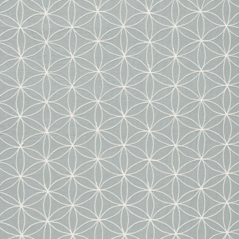 Kaleidoscope Moonstone 67211 by Schumacher Designer Fabric AU NATUREL 2 See Sample INDIA . </p><p>Repeat: Horizontal: 5 1/4" (13CM) and Vertical: 3" (8CM) 52" WIDE (132CM) - Swanky Fabrics -