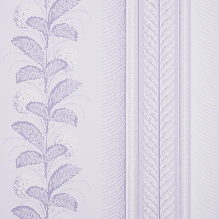 Hydrangea Drape Lilac 5004457 by Schumacher Designer Wallpaper Hobe Erwin 27.0" - Swanky Fabrics -