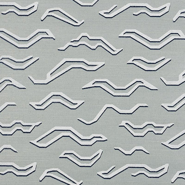 Kata Sisal Mineral 5012641 by Schumacher Designer Wallpaper Tapis - Swanky Fabrics -