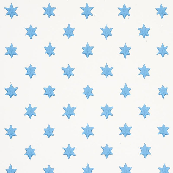 Astral Blue 5013141 by Schumacher Designer Wallpaper Hobe Erwin 9.0" - Swanky Fabrics -