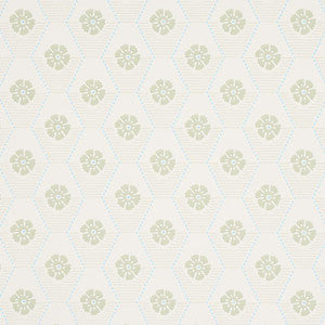 Hive Bloom Sage 5013160 by Schumacher Designer Wallpaper
